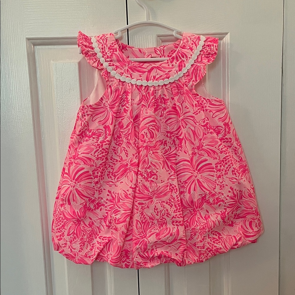 Lilly Pulitzer Vibrant Pink Patterned Dress